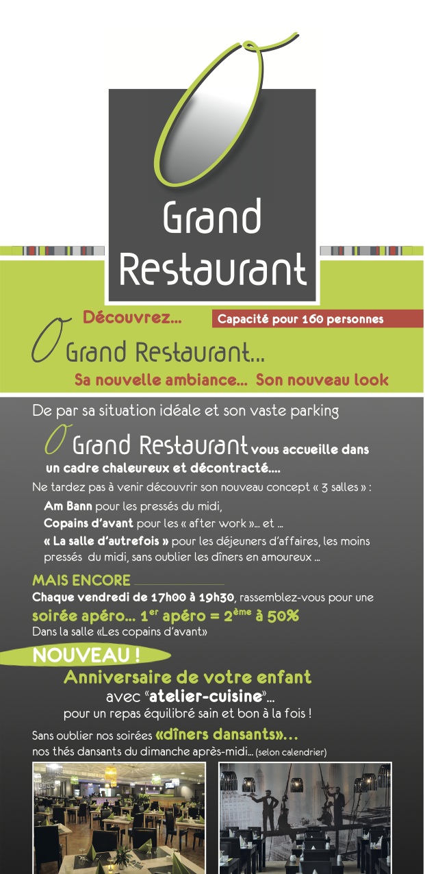 Grand Restaurant- Flyers Calendrier 11 et 12